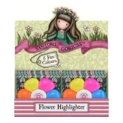 Display markere, Santoro Gorjuss, in forma de floare, set 18 bucati