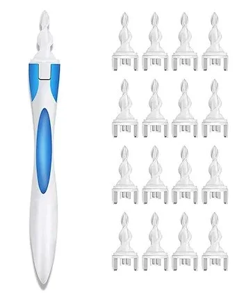 Dispozitiv pentru curatarea urechilor 16 varfuri din silicon pentru igiena adecvata si sanatatea urechii