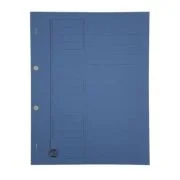 Dosar incopciat 1/1, cu capse STIL, albastru