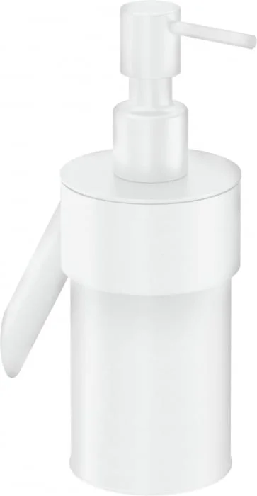 Dozator de sapun, 250 ml, alb, montare pe perete, Deante Silia