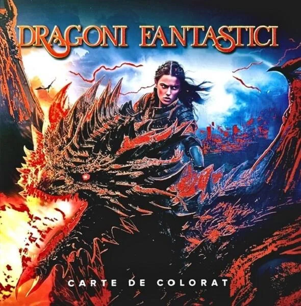 Dragoni fantastici. Carte de colorat - Paperback brosat - *** - Flamingo