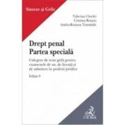 Drept penal. Partea speciala. Culegere de teste grila pentru examenele de an, de licenta si de admitere in profesii juridice. Editia 9 - 2024 - Valeri
