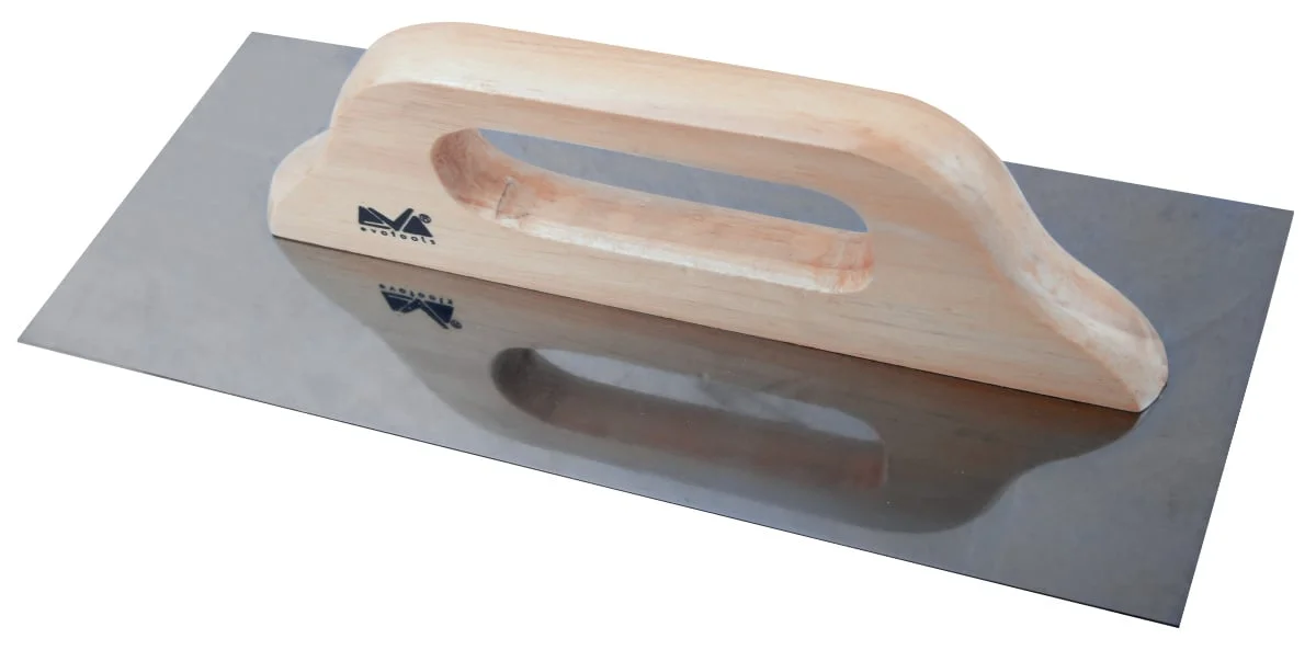 Drisca Inox Dreapta Cu Maner Lemn 280x130 mm, Evotools 676458