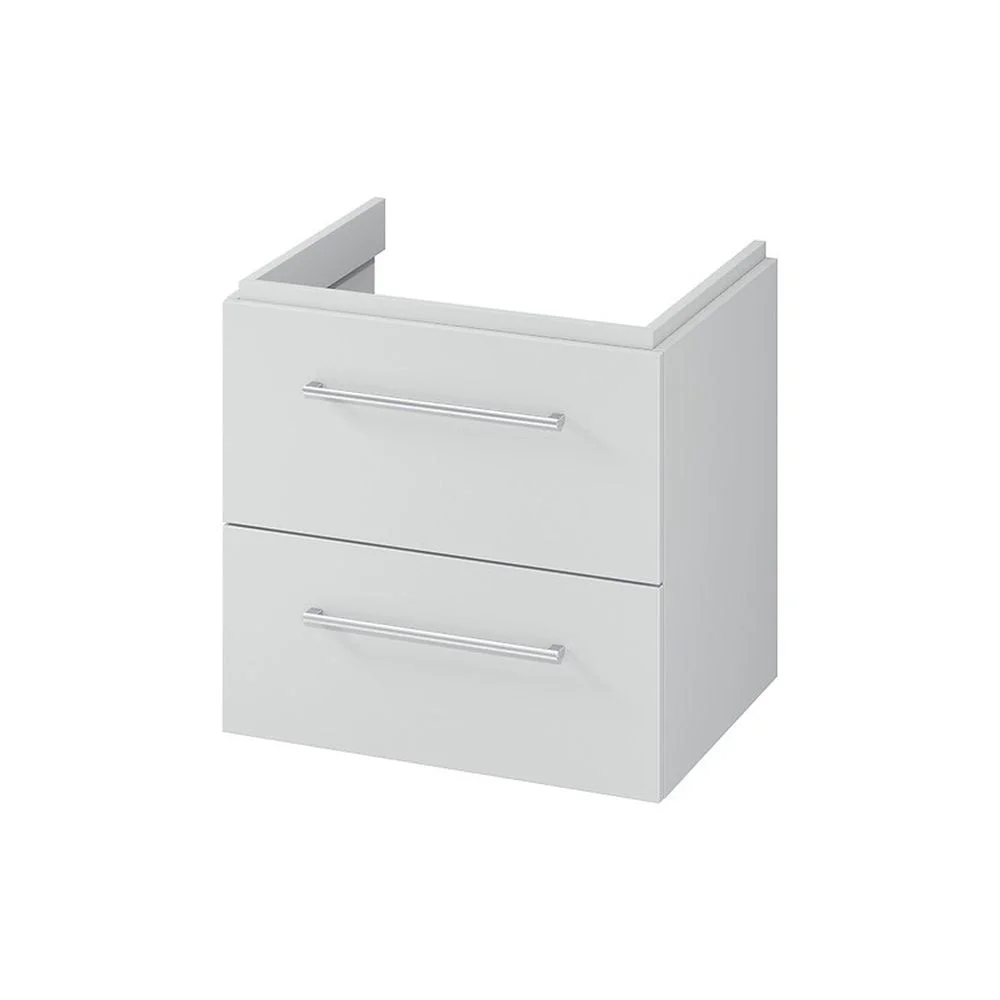 Dulap baie suspendat Cersanit Larga pentru lavoar 60, gri, montat