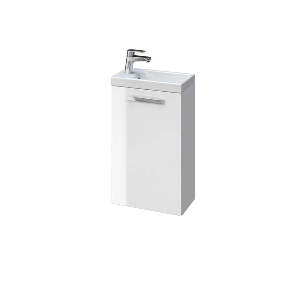 Dulap baie suspendat Cersanit Melar 40 pentru lavoar, alb - Resigilat