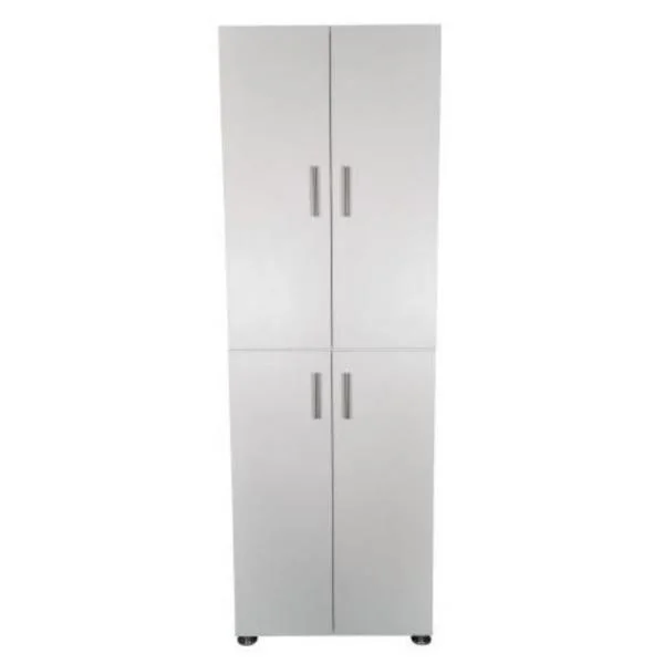 Dulap sau pantofar Leon, alb, 70x34x210 cm