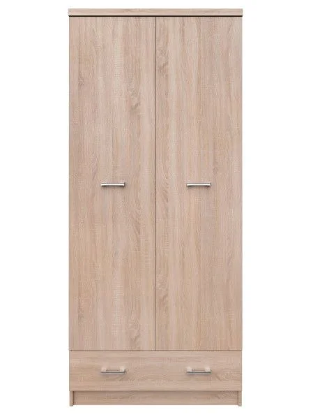 Dulap TOP MIX, 2 usi, 1 sertar, stejar sonoma, 80x57x183 cm