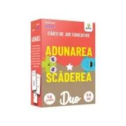 Duo Card. Adunarea. Scaderea. Carti de joc educative