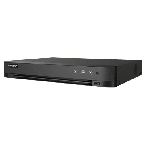 DVR 4 canale AcuSense Hikvision iDS-7204HUHI-M1-X, 5MP, recunoastere faciala, 1U