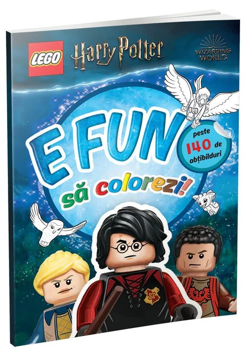 E fun sa colorezi! – Harry Potter (carte de colorat cu abtibilduri)