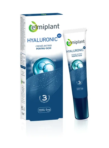 Elmiplant Hyaluronic 3D Crema Ochi, 15ml