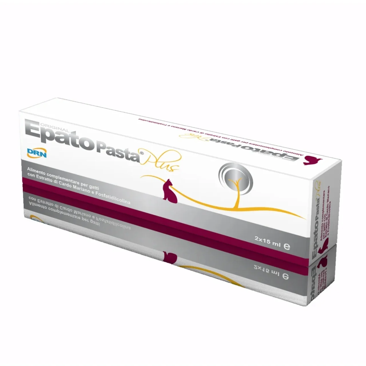Epato Plus Pasta Pisica, 2 x 15 ml
