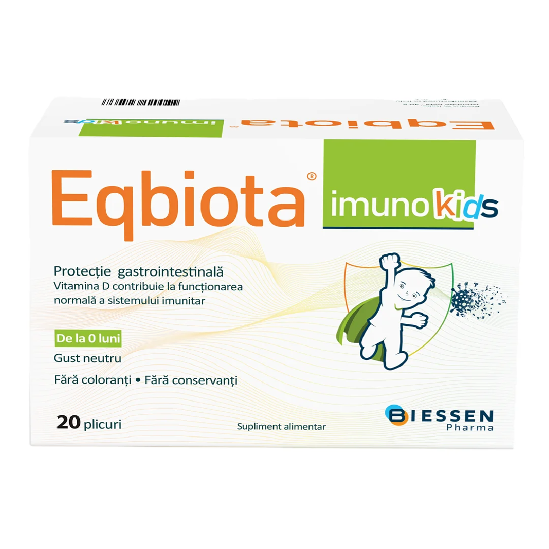 Eqbiota Imuno Kids, 20 plicuri, Biessen Pharma