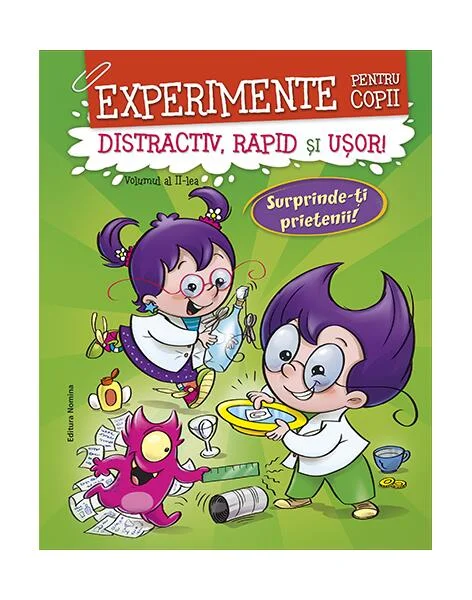 Experimente pentru copii – verde - Paperback brosat - Alexandre Wajnberg - Nomina