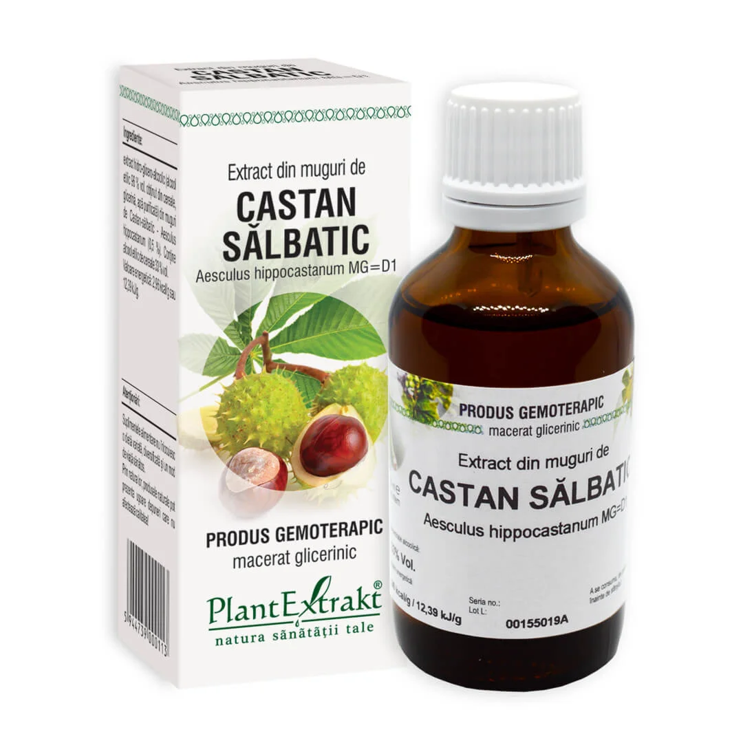 Extract din muguri de Castan salbatic, 50 ml, Plant Extrakt