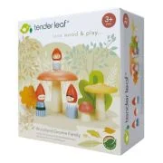 Familia gnomilor din padure, din lemn premium