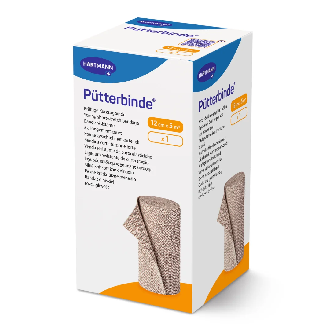 Fasa elastica Putter, maro, 12cm*5m, HartMann