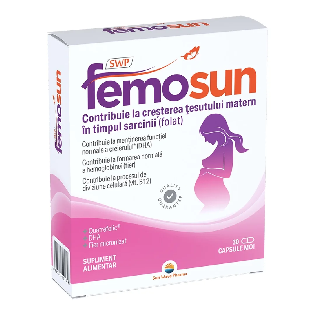 FemoSun, 30 capsule moi, Sun Wave Pharma