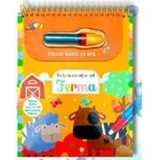 Ferma. Carte de colorat cu apa