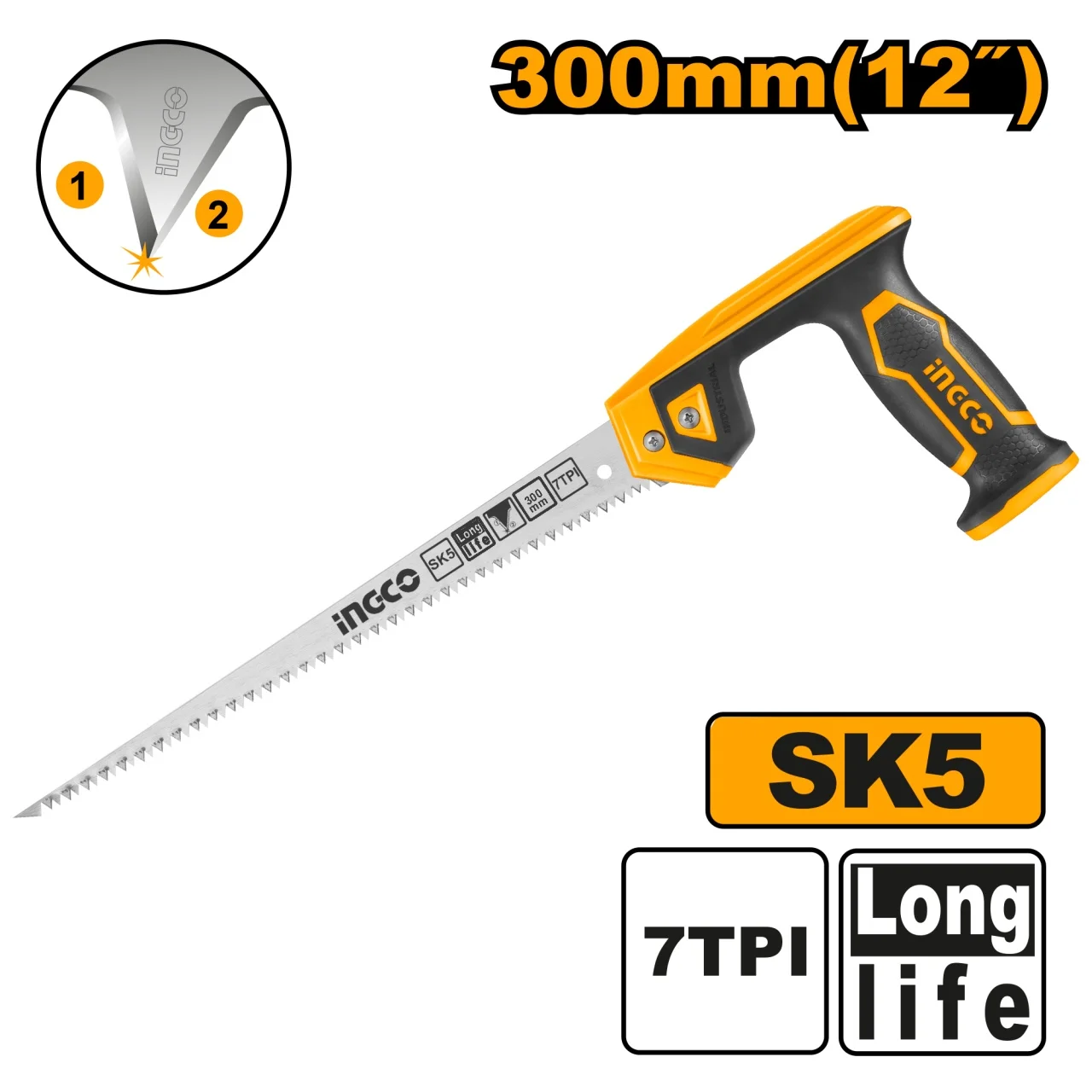 Fierastrau Manual Rigips 30cm INGCO HCS3008