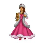 Figurina Printesa cu caine, Papo