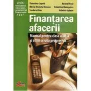 Finantarea afacerii. Manual pentru clasa a 12-a si a 13-a ruta progresiva - Valentina Menegatos