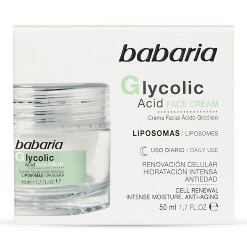 Fiole Babaria cu Acid Glicolic anti-aging