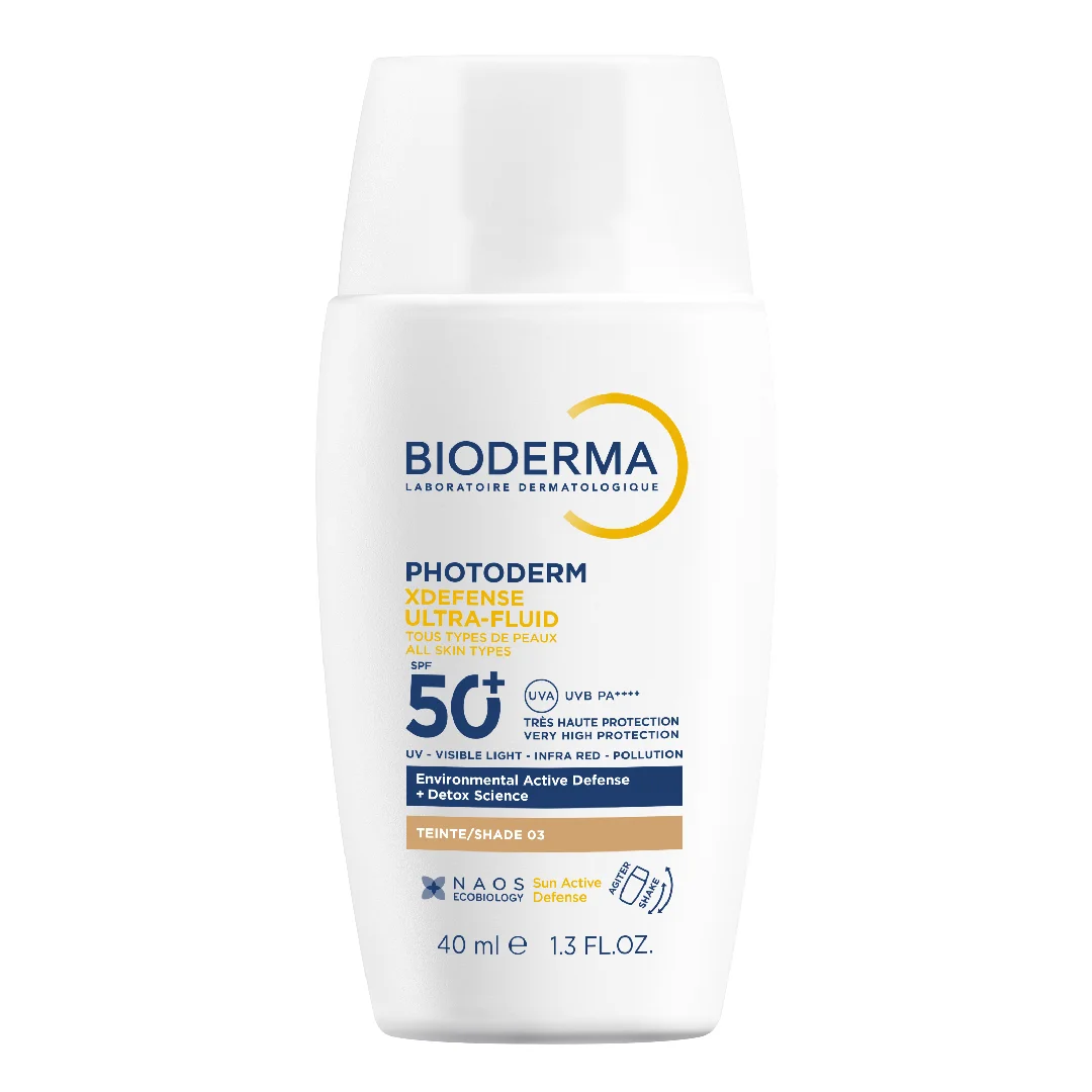 Fluid nuantator, Shade 03, Photoderm Xdefense, 40 ml, Bioderma