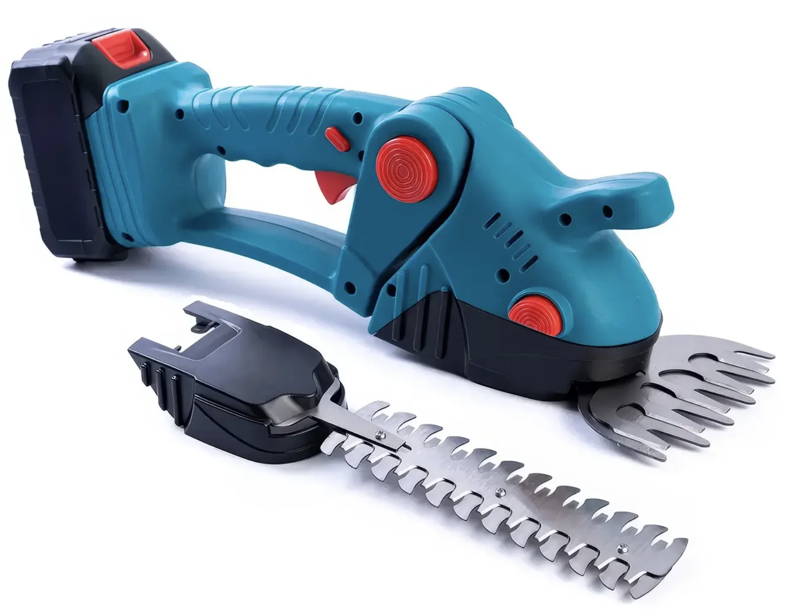 Foarfeca gradinarit electrica 2 in 1 acumulator pentru tuns Iarba gard viu sau arbusti 2 foarfeci Incluse