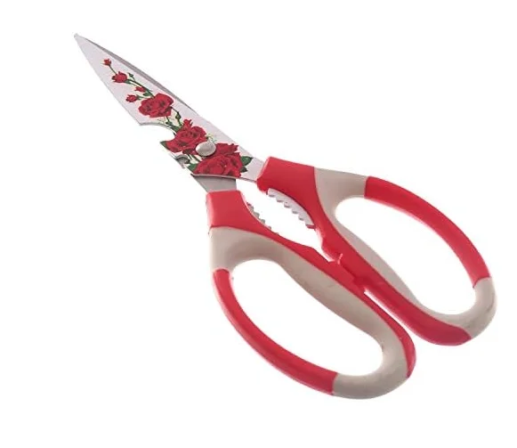 Foarfeca pentru peste cu model trandafiri