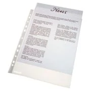 Folie de protectie Esselte, A4, standard, 43 microni, set de 25 buc
