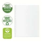 Folie de protectie Esselte Recycled, PP reciclata, A4 MAXI, 70 mic, 50 bucati/cutie, standard