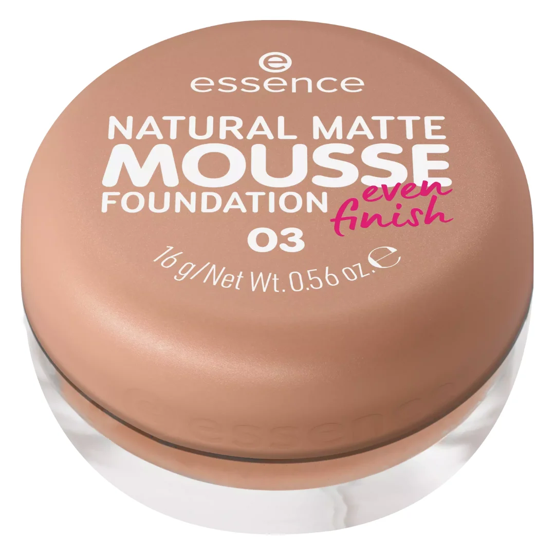 Fond de ten mat, 03 Natural Matte Mousse, 16g, Essence