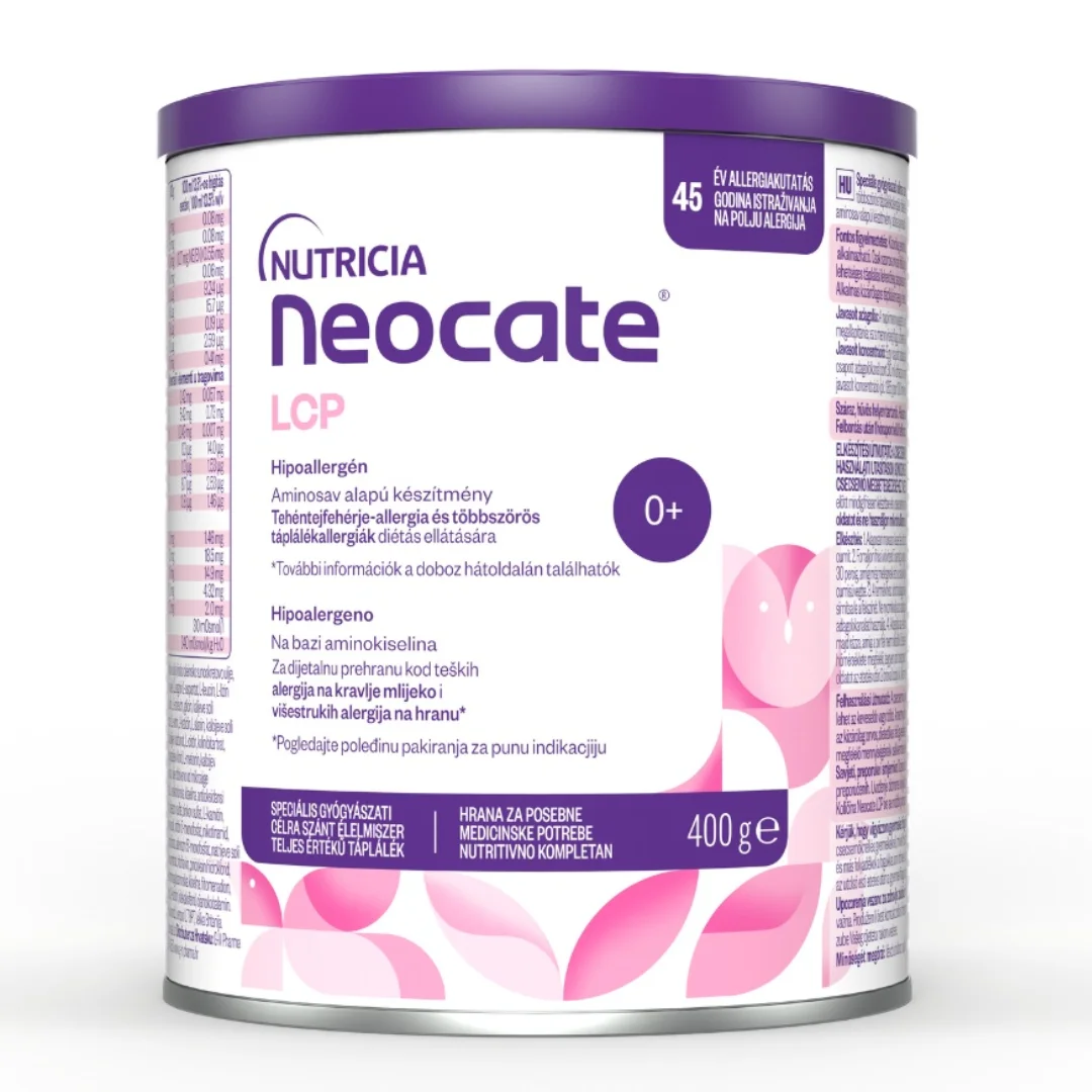 Formula de lapte praf Neocate LCP, 0-12 luni, 400 g, Nutricia