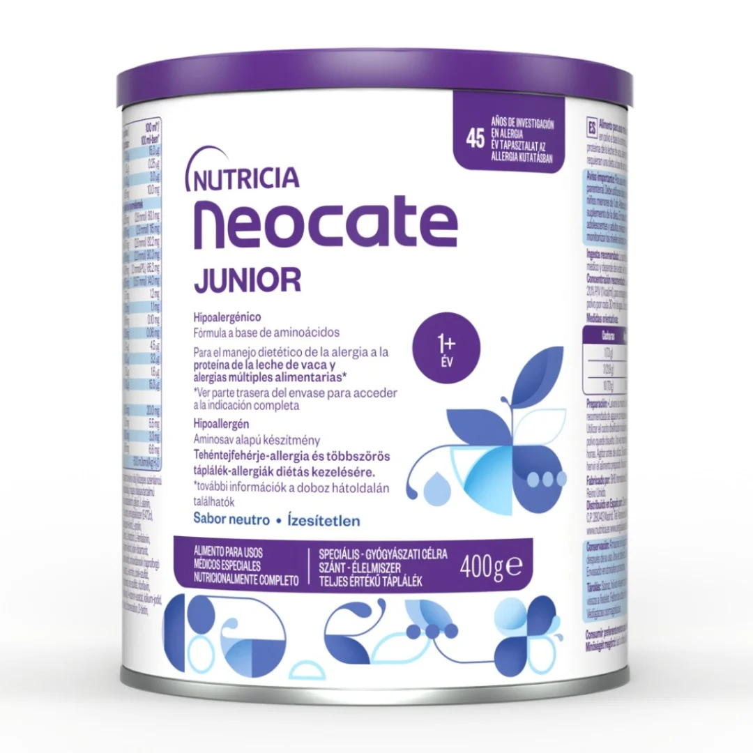 Formula hipoalergenica speciala Neocate Junior +12 luni, 400g, Nutricia