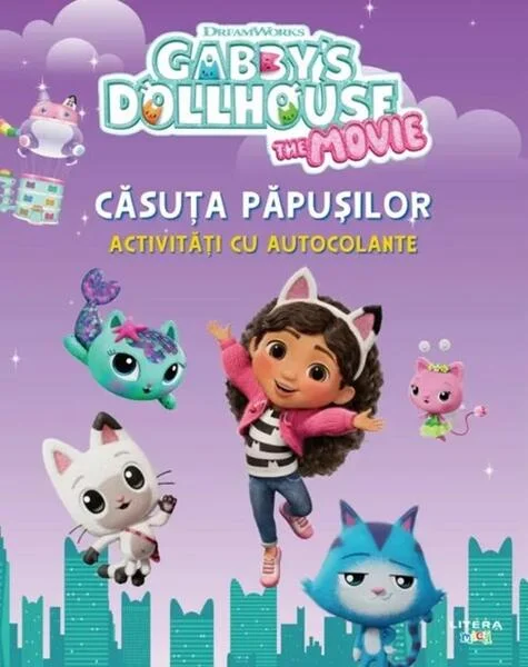 Gabby's Dollhouse. Căsuța păpușilor. Activități cu autocolante - Paperback - *** - Litera mică