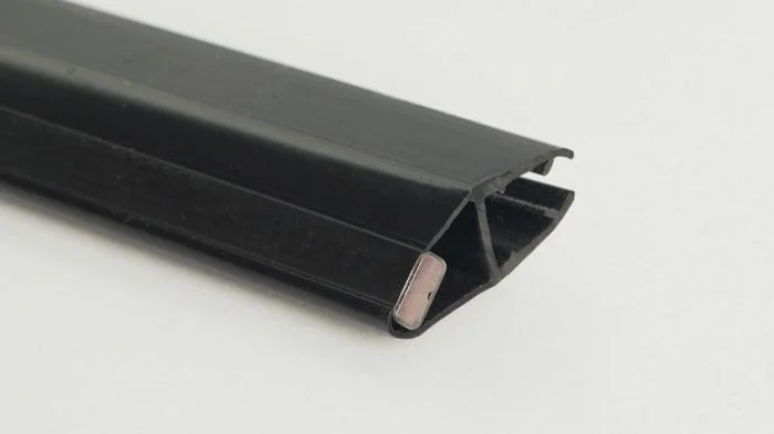 Garnitura magnetica pentru cabine de dus, 196 cm, negru,  Deante Kerria Plus