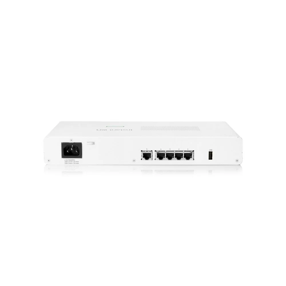 Gateway Gigabit HPE Aruba Instant On Secure Gateway S0G34A, 5 porturi, buget 64W, PoE+, management cloud si aplicatie mobila