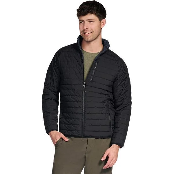 Geaca barbati Skechers GO SHIELD Cozy Fit Altitude Reversible Jacket JA139-BBLM, S, Negru