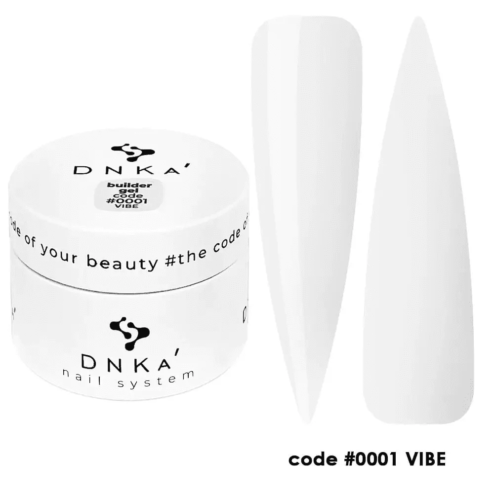 Gel constructie DNKa 30ml 0001 Vibe (Transparent) - Everin