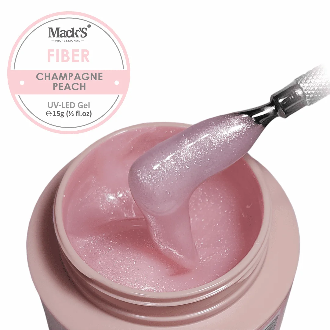 Gel Constructie Fiber Champagne Peach 50ml Macks - FCP50-MKS - Everin.ro