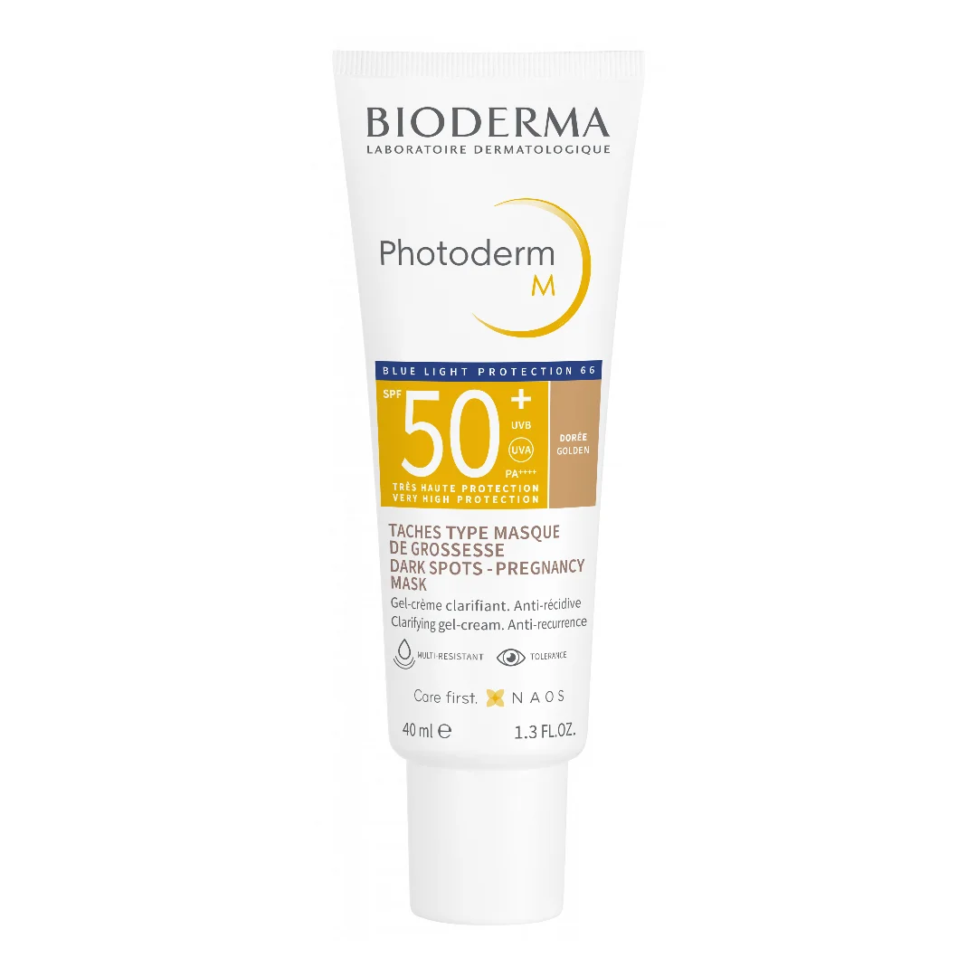 Gel crema Photoderm M, SPF50+, auriu, 40 ml, Bioderma