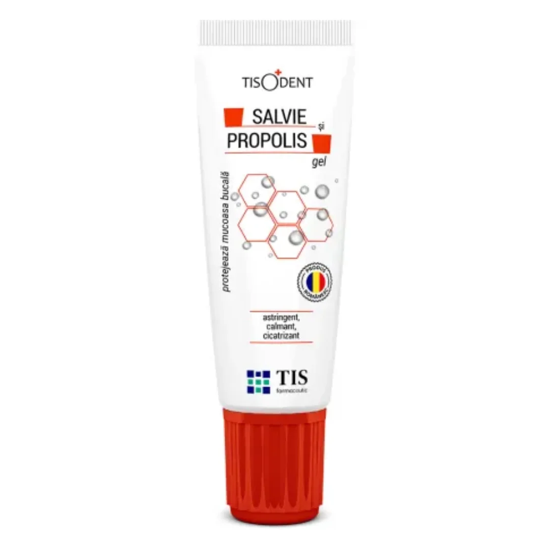 Gel cu salvie si propolis Tisodent, 20 ml, Tis Farmaceutic