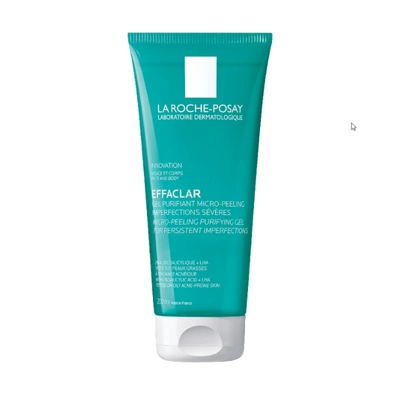 Gel de curatare micro-exfoliant Effaclar, 200ml, La Roche-Posay
