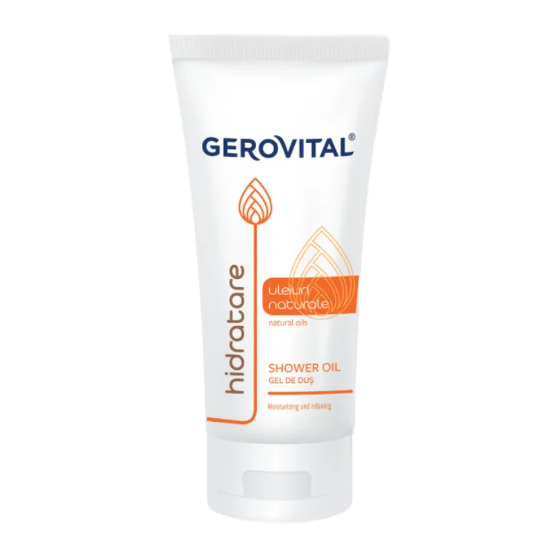 Gel de dus cu uleiuri naturale, 100 ml, Gerovital
