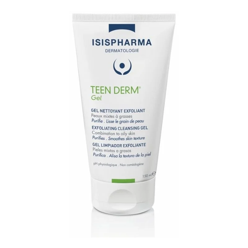 Gel exfoliant Teen Derm, 150 ml, IsisPharma