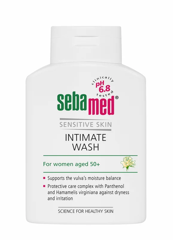 Gel pentru igiena intima cu pH 6.8 Sensitive Skin, 200 ml, Sebamed