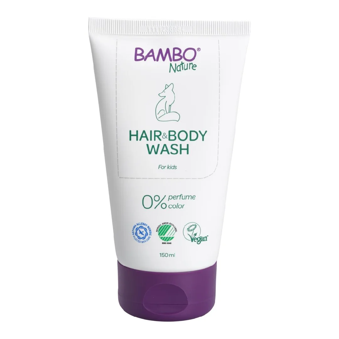 Gel pentru spalare corp si par 2in1, 150 ml, Bambo Nature