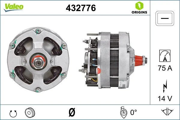 Generator / Alternator VALEO 432776