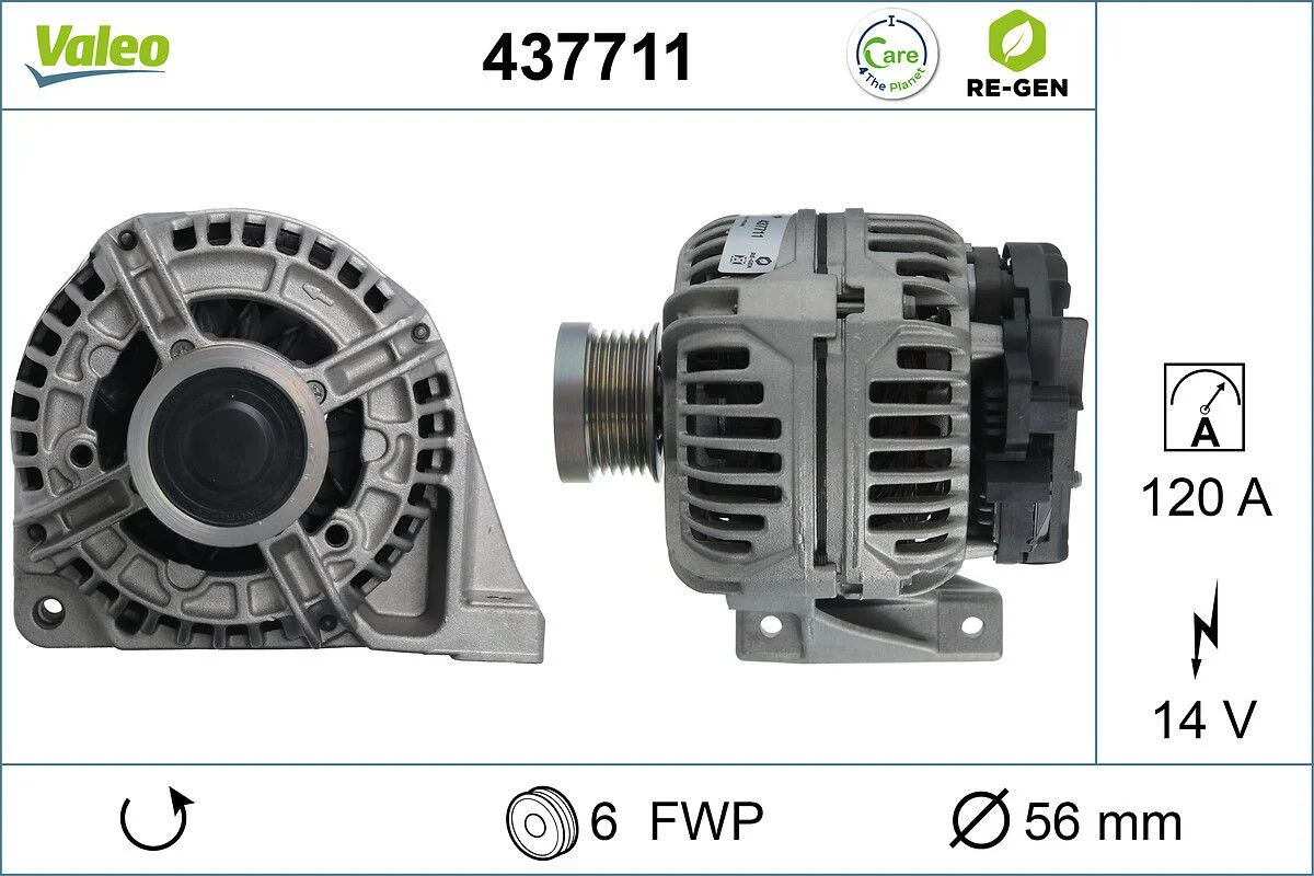 Generator / Alternator VALEO 437711